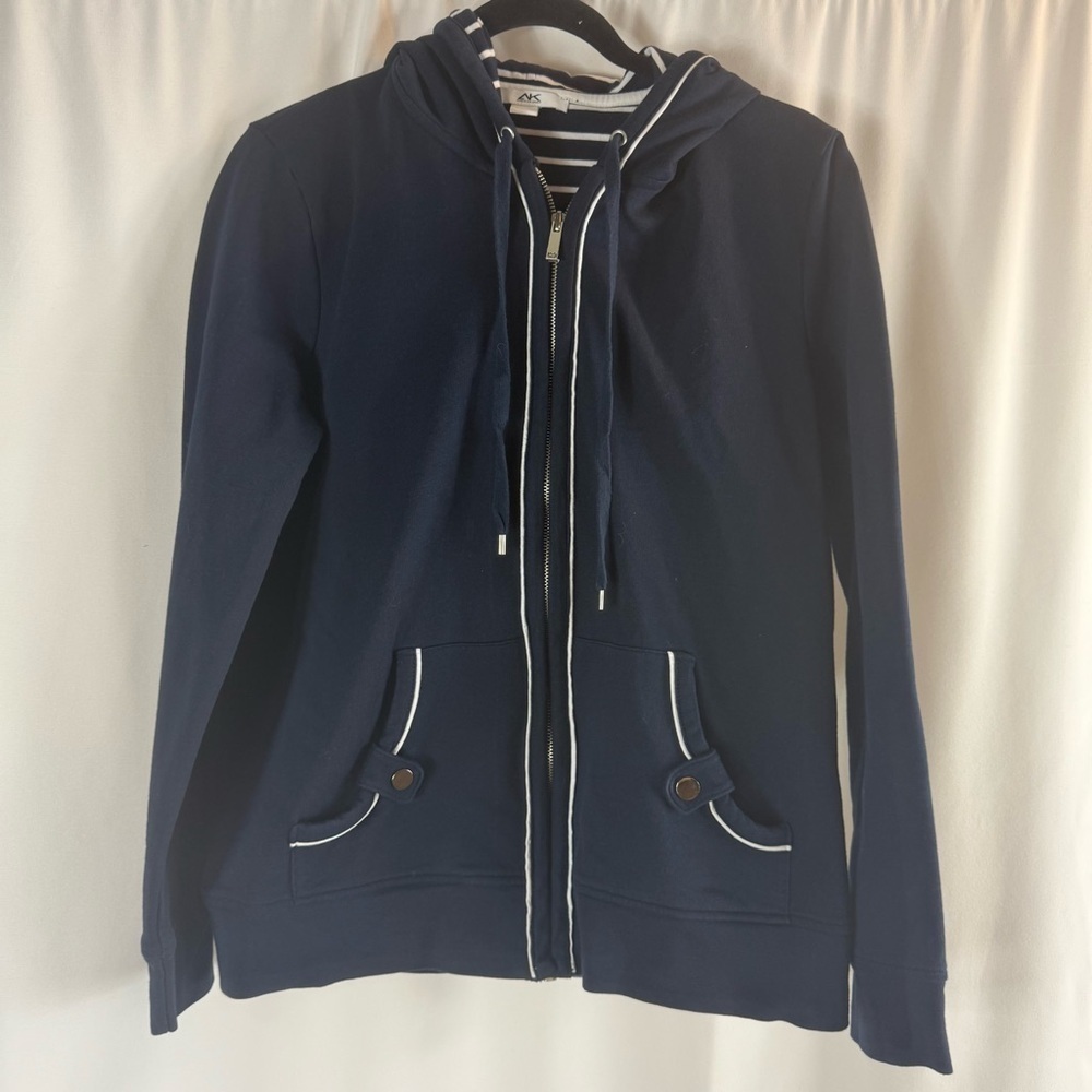 Anne Klein Jacket Womens Medium Blue
Hooded Zip Up Track Golf Outdoors
Sport